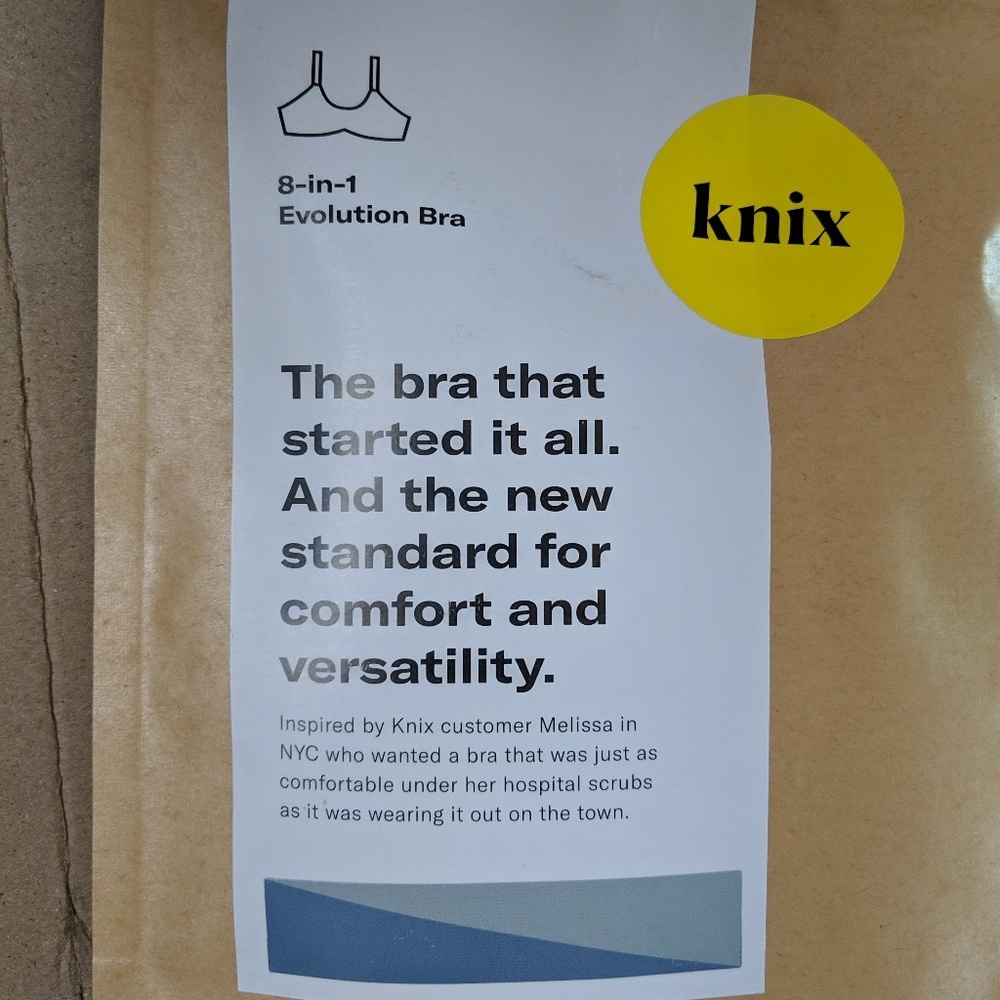 Knixwear 8-in-1 Evolution Bra NWT Size 6 Blue